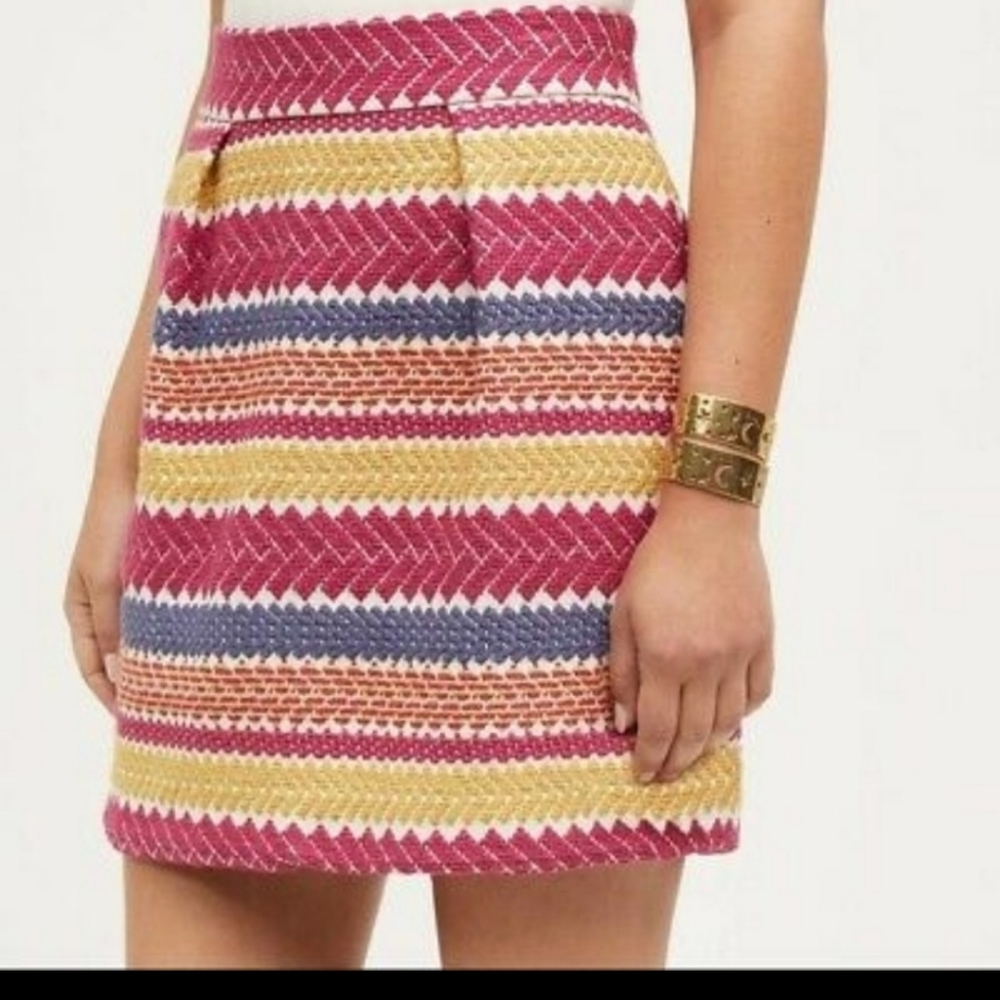Jacquard Anthropologie Skirt Size M By Nomad, Morg